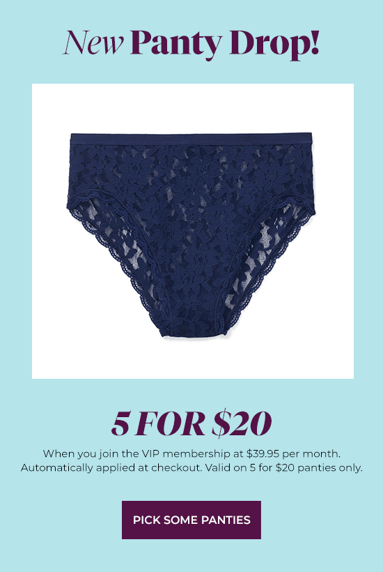 New Panty Drop - 5 for 20